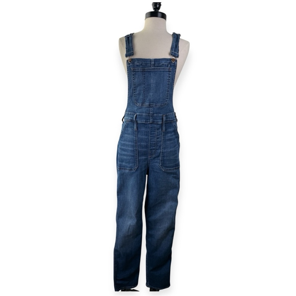 Madewell Indigo Denim Overalls - Picture 1 of 8